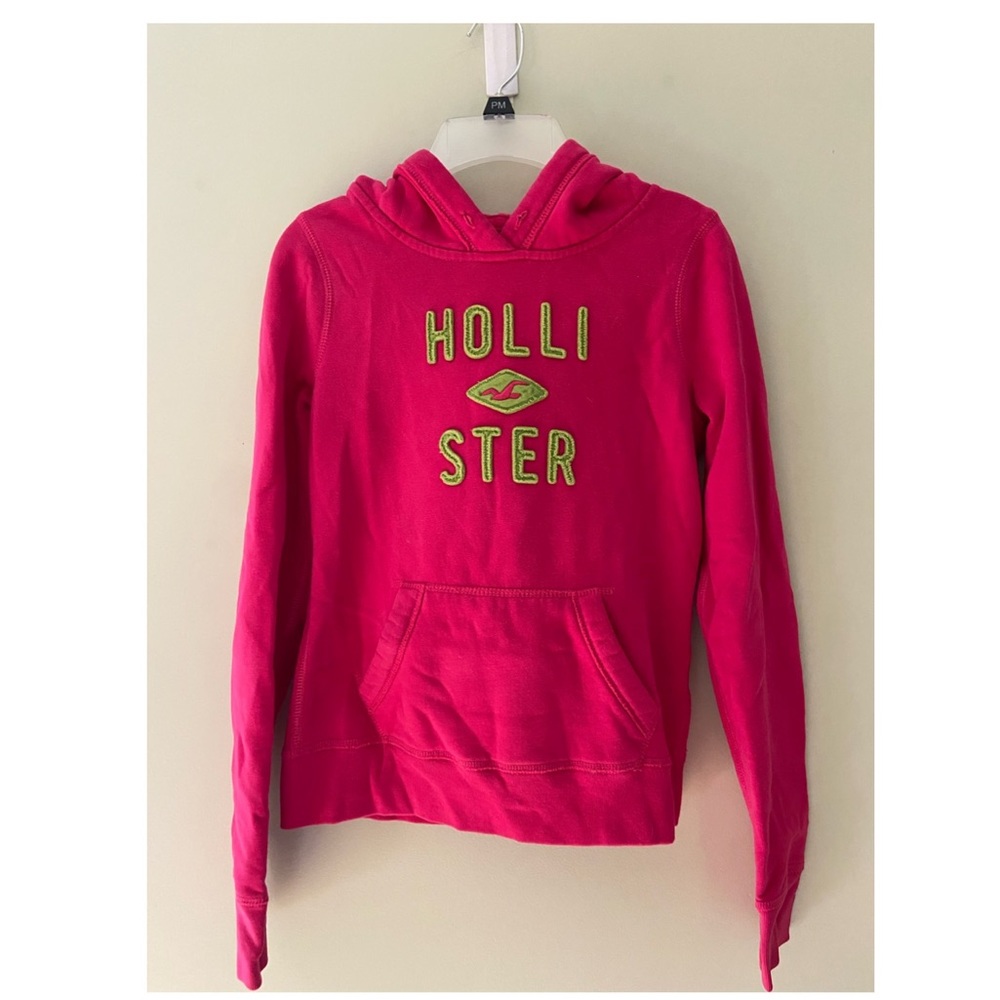 Hot Pink Hollister Hoodie